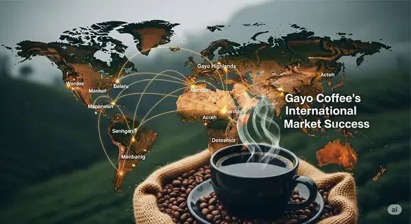 Kopi Gayo menembus pasar internasional.